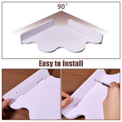 MDF Wall-mounted Storage Racks AJEW-WH0752-422A-1
