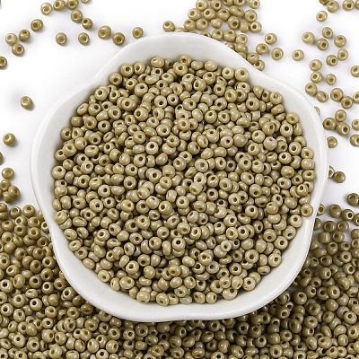 8/0 Baking Paint Glass Seed Beads SEED-M012-02A-50-1