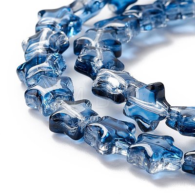 Transparent Glass Beads Strand GLAA-F112-02H-1