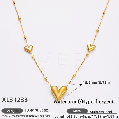 316L Surgical Stainless Steel Link Chain Necklaces for Women FS-WGE9B28-09-1