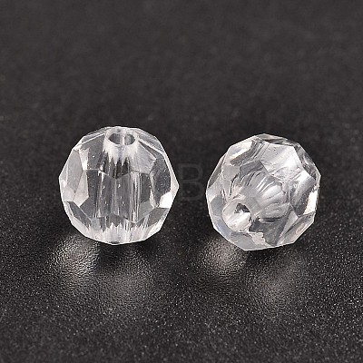 Round Transparent Acrylic Beads DB8mmC01-A-1