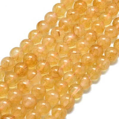 Natural Malaysia Jade Beads Strands G-L645-C01-8mm-15-1