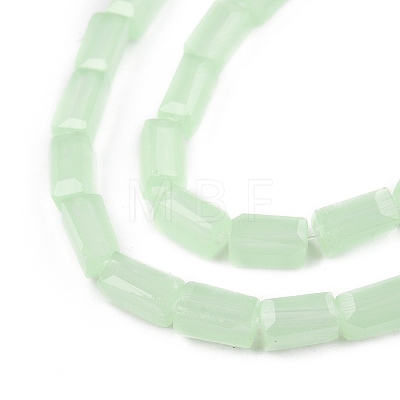 Imitation Jade Glass Beads Strands GLAA-N052-03-B04-1