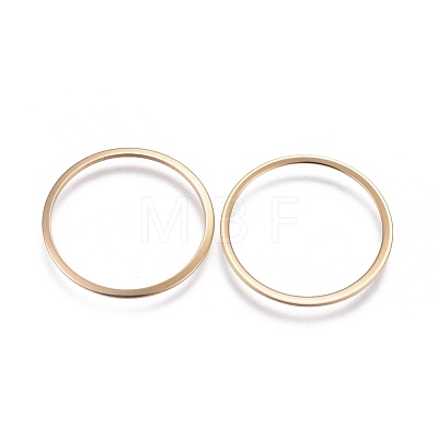 201 Stainless Steel Linking Rings X-STAS-F192-001G-02-1