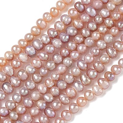 Natural Cultured Freshwater Pearl Beads Strands PA-CBAC463-28-1