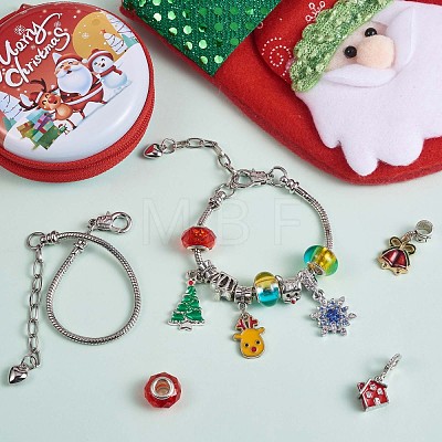 DIY Christmas European Bracelet Making Kit for Kid Gift JX241A-1