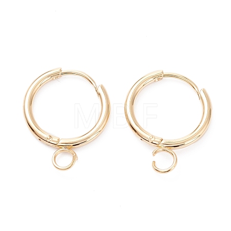 201 Stainless Steel Huggie Hoop Earring Findings STAS-P283-01Q-G-1