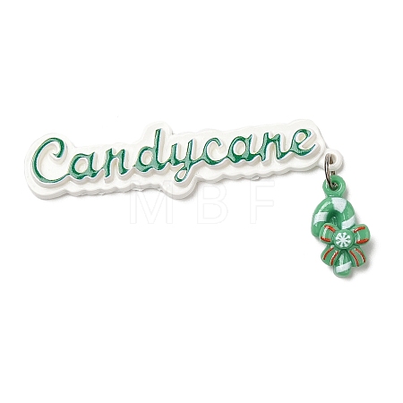 Christmas Theme Opaque Resin Cabochons CRES-D011-01J-1
