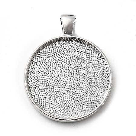 Alloy Pendant Cabochon Settings X-PALLOY-A13349-P-NR-1