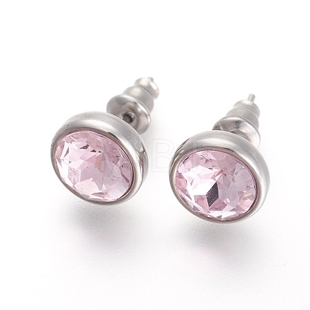 304 Stainless Steel Stud Earrings EJEW-F182-A06-1