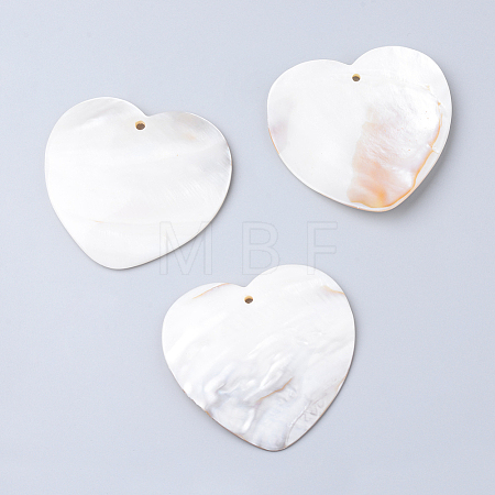 Freshwater Shell Big Pendants X-SHEL-S249-20-1
