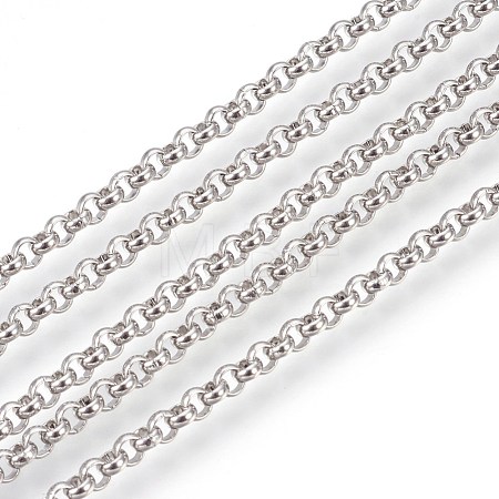Tarnish Resistant 304 Stainless Steel Rolo Chains CHS-L017-18A-1