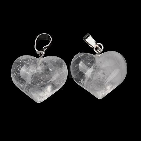 Natural Quartz Crystal Pendants G-B188-04P-07-1