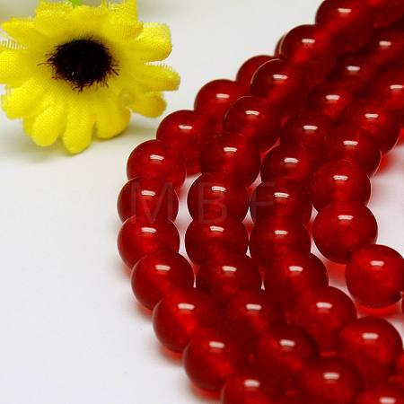 Natural Malaysia Jade Bead Strands G-M099-6mm-04-1