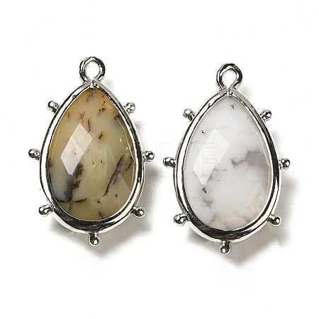 Natural African Opal Pendants G-B009-02P-R-1