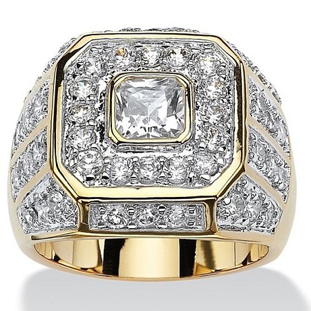 Alloy with Crystal Rhinestone Finger Rings for Men FS-WGD5024-05-1