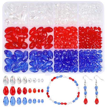 435Pcs 12 Styles Transparent Glass Beads EGLA-PA0001-52-1