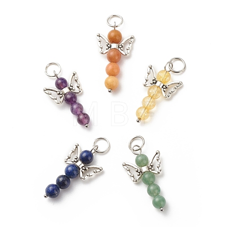 Natural & Synthetic Gemstone Pendants PALLOY-JF01707-1