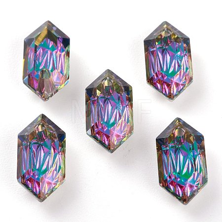 Embossed Glass Rhinestone Pendants GLAA-J101-02A-001VO-1