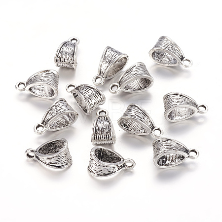 Charm Carrier Tibetan Style Tube Bails EJ10386-1