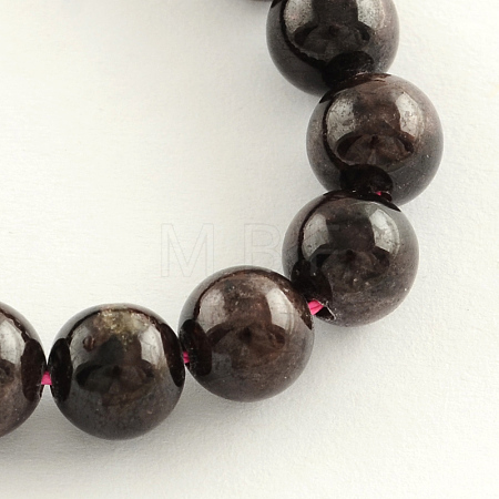Natural Garnet Gemstone Bead Strands X-G-R263-4mm-1