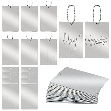 30Pcs Aluminum Blank Big Pendants FIND-OC0014-26-1