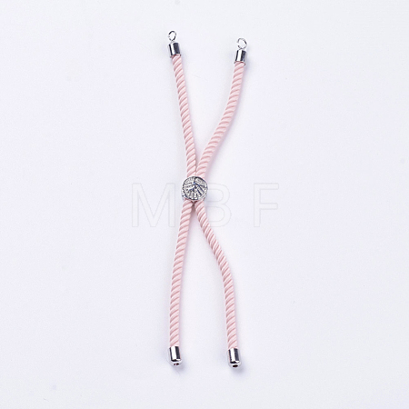 Nylon Twisted Cord Bracelet Making MAK-F018-13P-RS-1