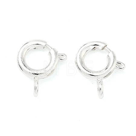 Brass Spring Ring Clasps KK-H532-24B-S-1