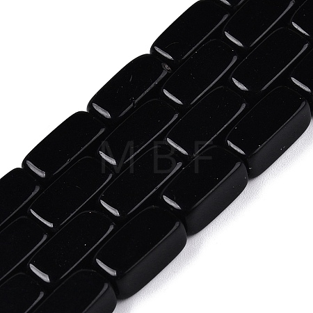 Natural Obsidian Beads Strands G-Q974-10-1-1