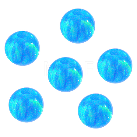 6Pcs Synthetic Opal Beads G-PH0003-40B-1