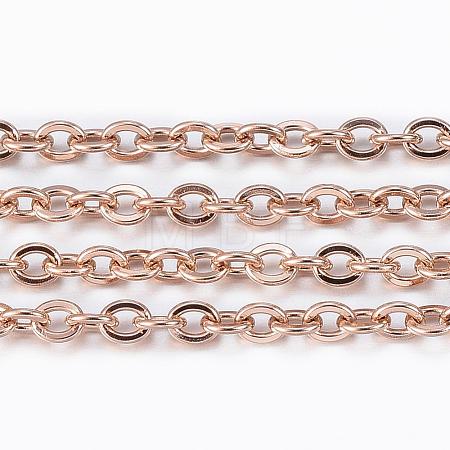 Ion Plating(IP) 304 Stainless Steel Cable Chains CHS-H009-24RG-1