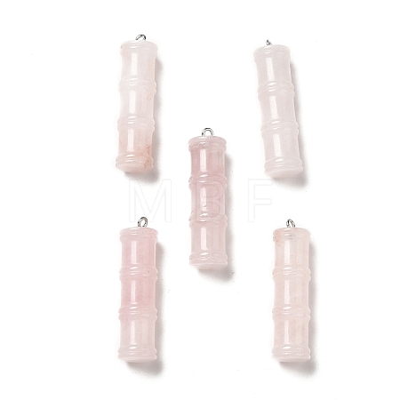 Natural Rose Quartz Pendants G-I340-A15-1