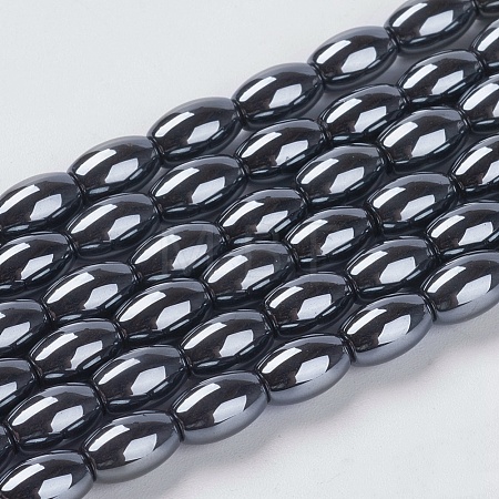 Non-Magnetic Synthetic Hematite Beads G-H1078-1-1