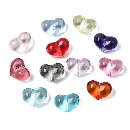 Transparent Glass Beads GLAA-F132-02-1