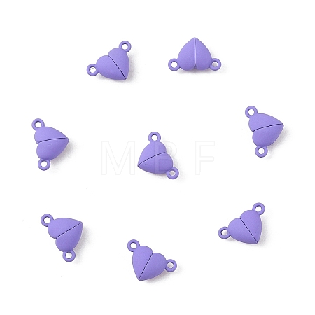10 Sets Alloy Magnetic Clasps with Loops FIND-LP0004-76F-1