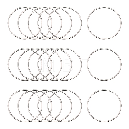 Tarnish Resistant 304 Stainless Steel Linking Ring LS-X-STAS-T047-15C-1