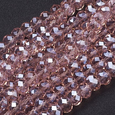 Glass Beads Strands X-GR10MMY-39L-1