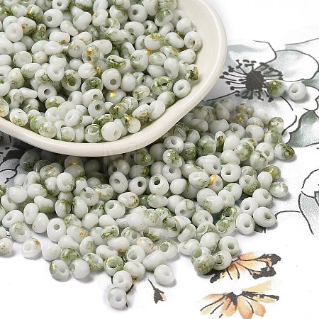 Baking Paint Glass Seed Beads SEED-F006-01A-05-1