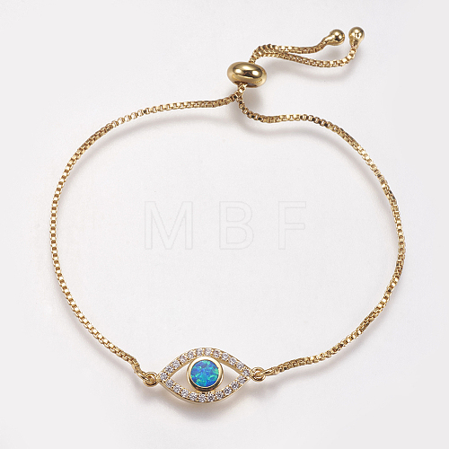 Adjustable Brass Bolo Bracelets BJEW-G593-11G-A-1