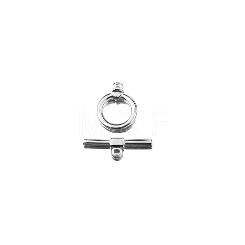 Stainless Steel Toggle Clasps PW-WG419A3-12-1