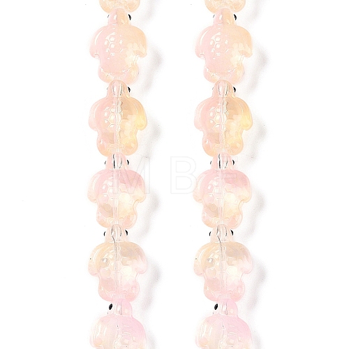 Transparent Glass Enamel Beads Strands GLAA-B021-06K-1