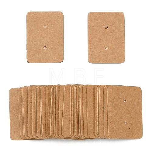 Kraft Paper Jewelry Earring Display Cards CDIS-YW0001-03B-1