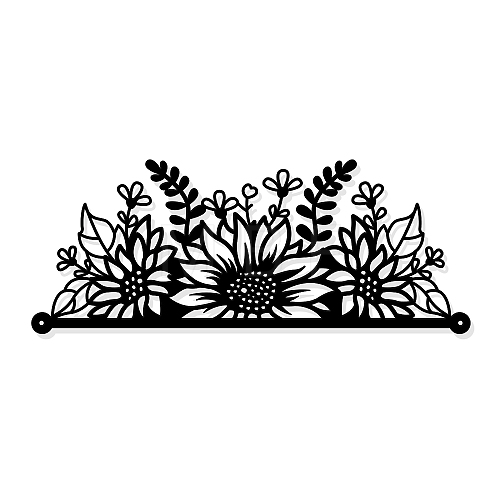 Iron Wall Decoration HJEW-WH0020-055-1