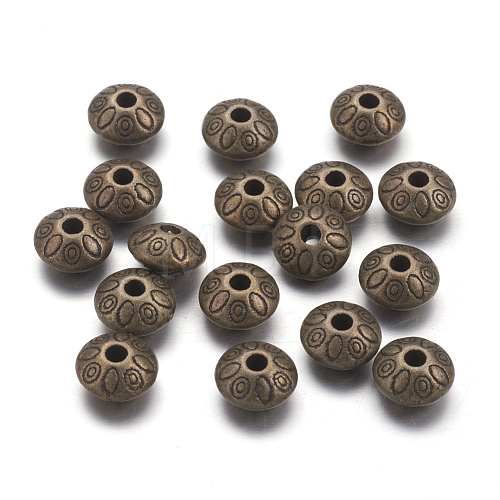 Tibetan Style Alloy Spacer Beads MLF10978Y-NF-1