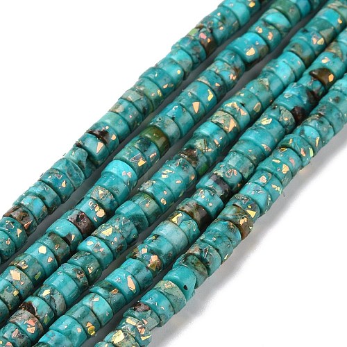 Synthetic Imperial Jasper & Opal Beads Strands G-E185-05-1