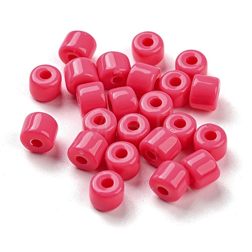 Opaque Acrylic Beads OACR-B013-25T-1