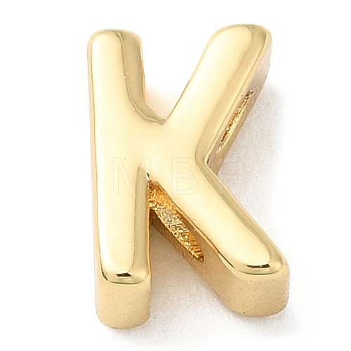 Rack Plating Brass Slide Charms KK-M254-15G-K-1