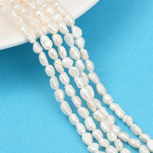 Natural Cultured Freshwater Pearl Beads Strands PEAR-P064-20F-01A-1