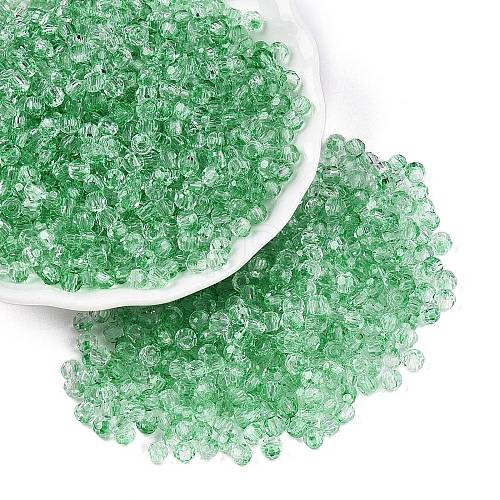 Baking Paint Electroplate Transparent Glass Seed Beads SEED-N006-07D-1