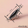 Horse Eye Alloy with Resin Finger Rings FS-WG13A66-04-4